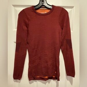 Smartwool women’s long underwear top, xs